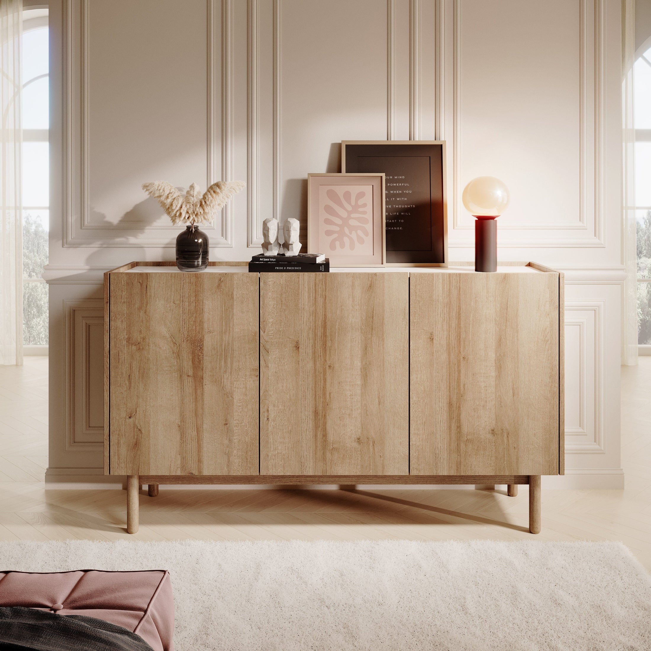 Komoda 144x83 w stylu skandynawskim | Anawa
