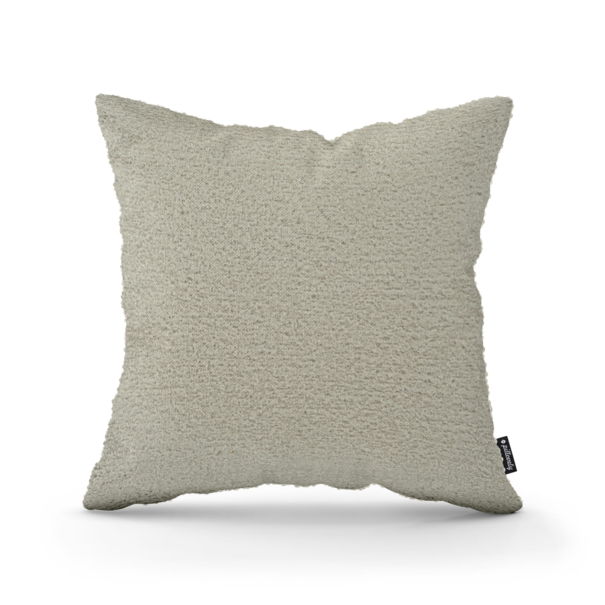 Poduszka dekoracyjna 45×45 cm w stylu scandi i japandi, tkanina Coral | Baranek Piaskowy Taupe (CORAL 65)