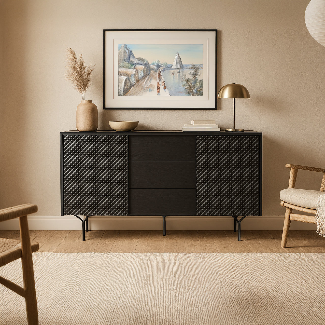 Komoda Rubin z Szufladami 144x83