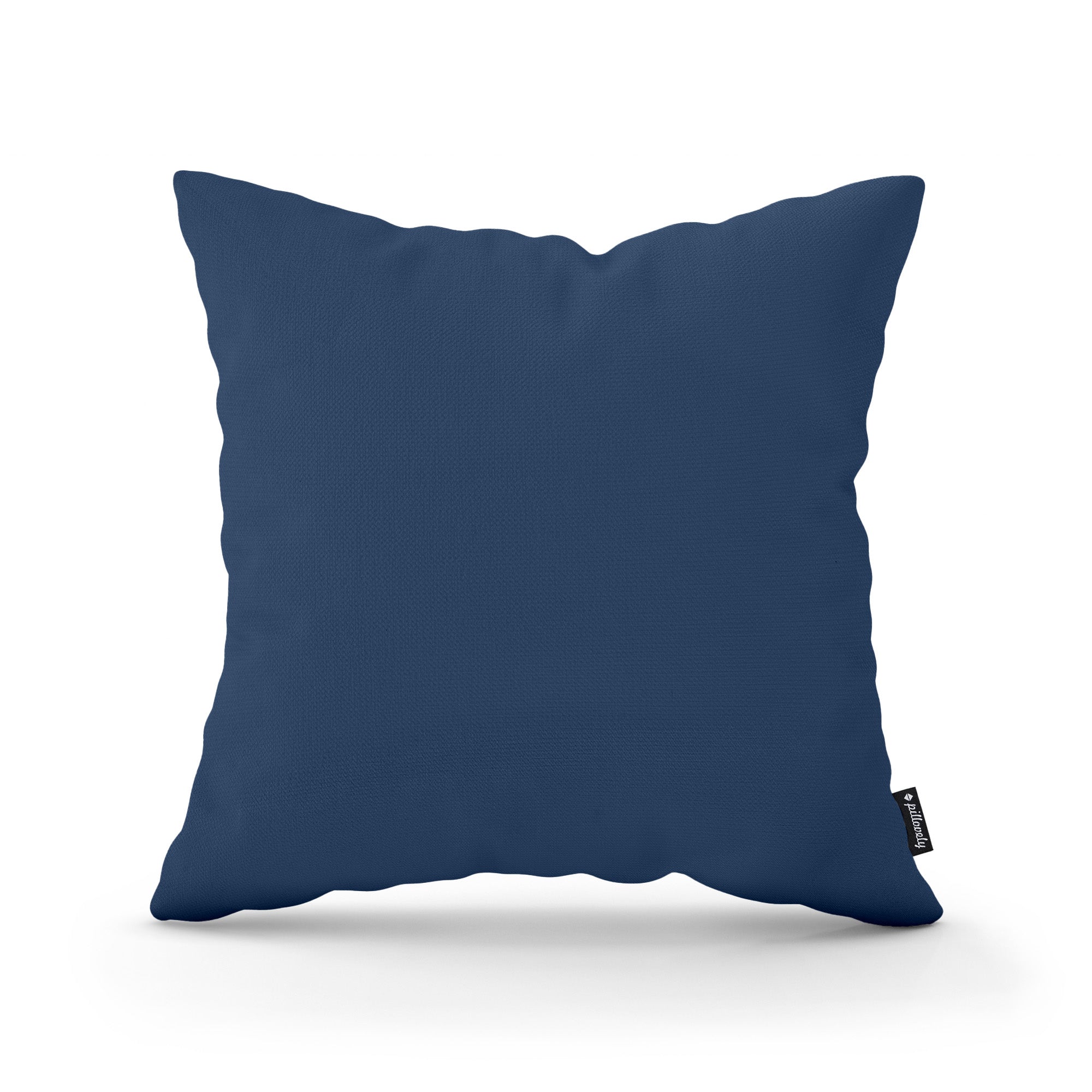 Poduszka Dekoracyjna Gładka 45x45 Granitowy Błękit