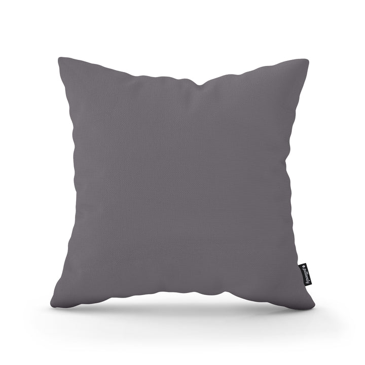 Poduszka Dekoracyjna Gładka 45x45 Szary Melanż