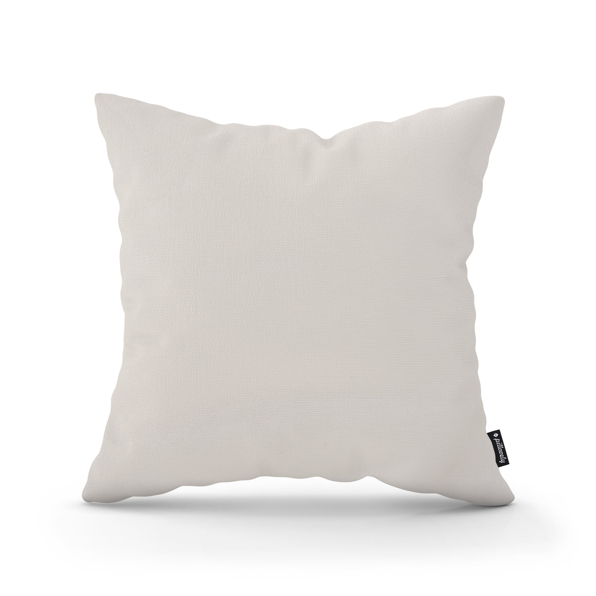 Poduszka Dekoracyjna Gładka 45x45 Kremowy Popiół