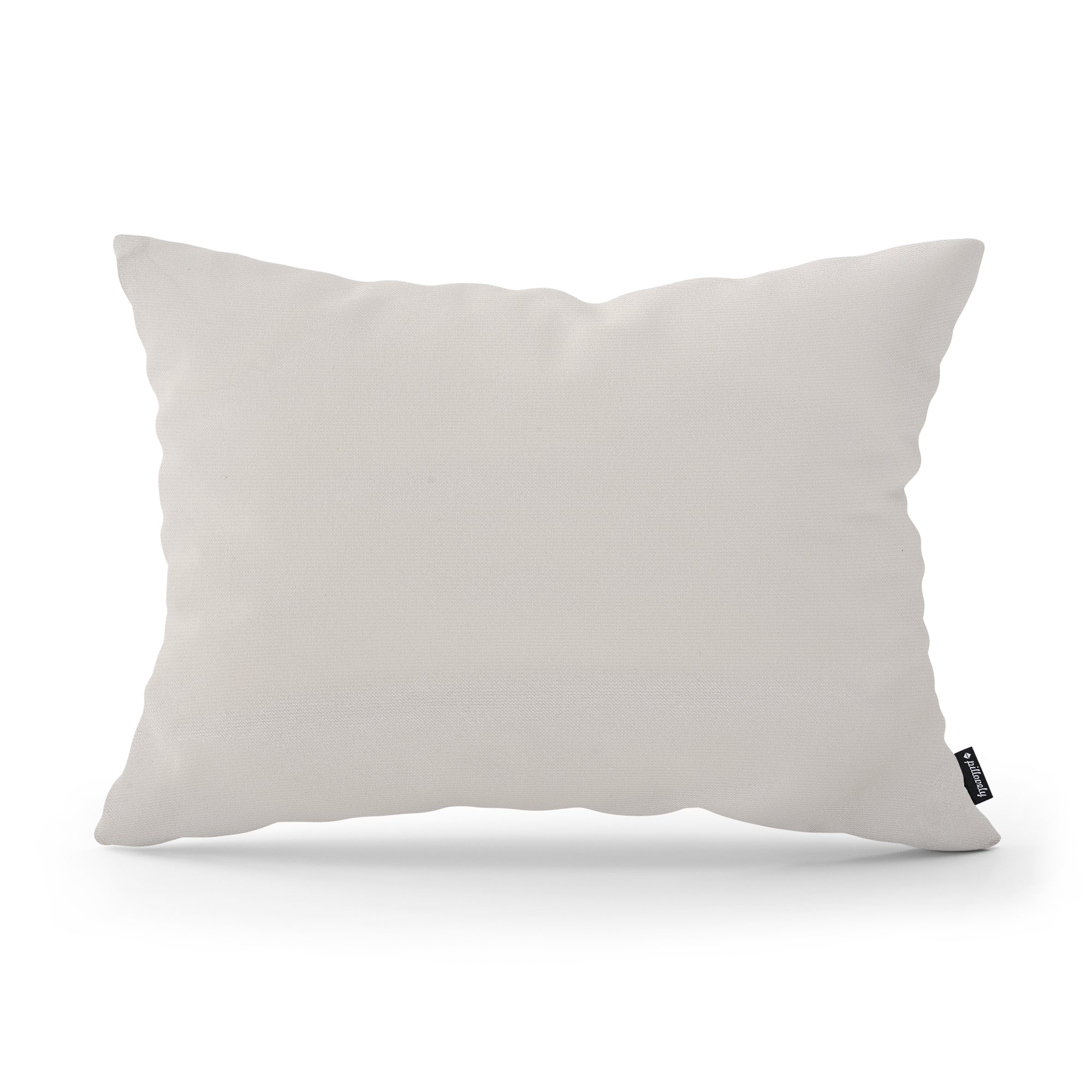 Poduszka dekoracyjna 40×55 cm w stylu modern i scandi, tkanina Kronos | Gładka Kremowy Popiół (KRONOS 38)