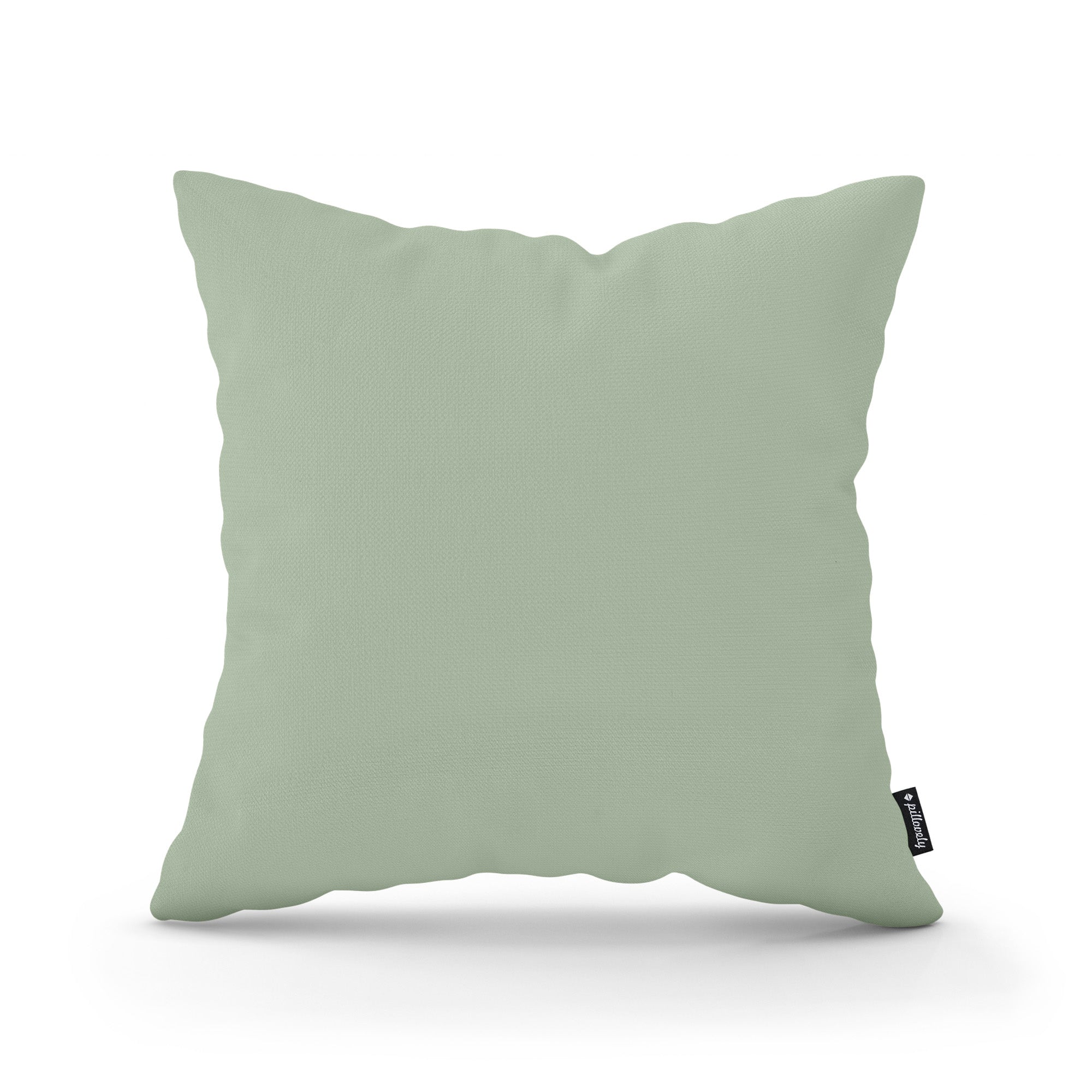 Poduszka Dekoracyjna Gładka 45x45 Zielona Mgła