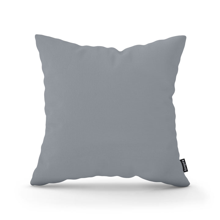 Poduszka Dekoracyjna Gładka 45x45 Grafitowy Popiół