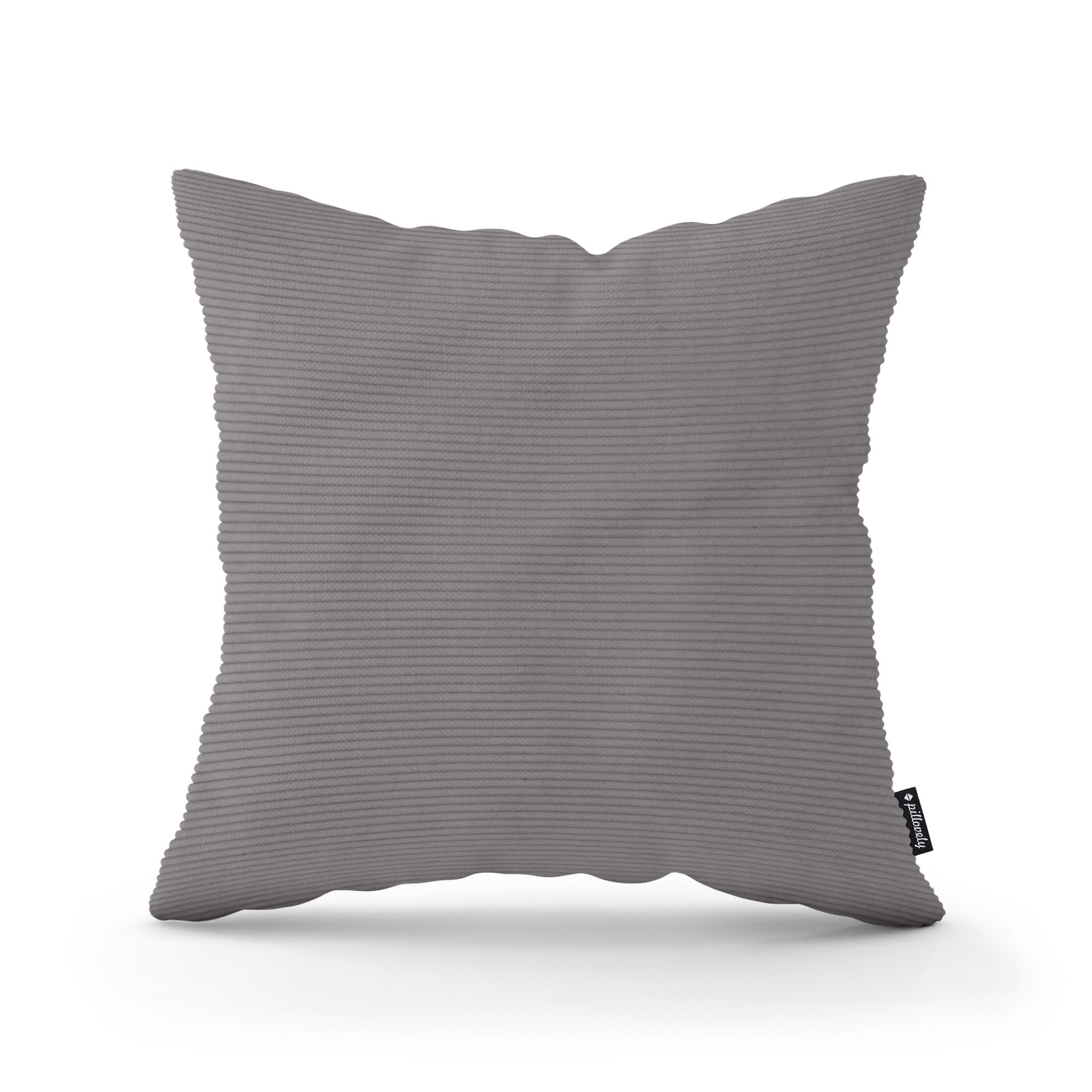 Poduszka dekoracyjna 45×45 cm w stylu scandi i boho | Sztruks Taupe Mglisty (ONTARIO 15)