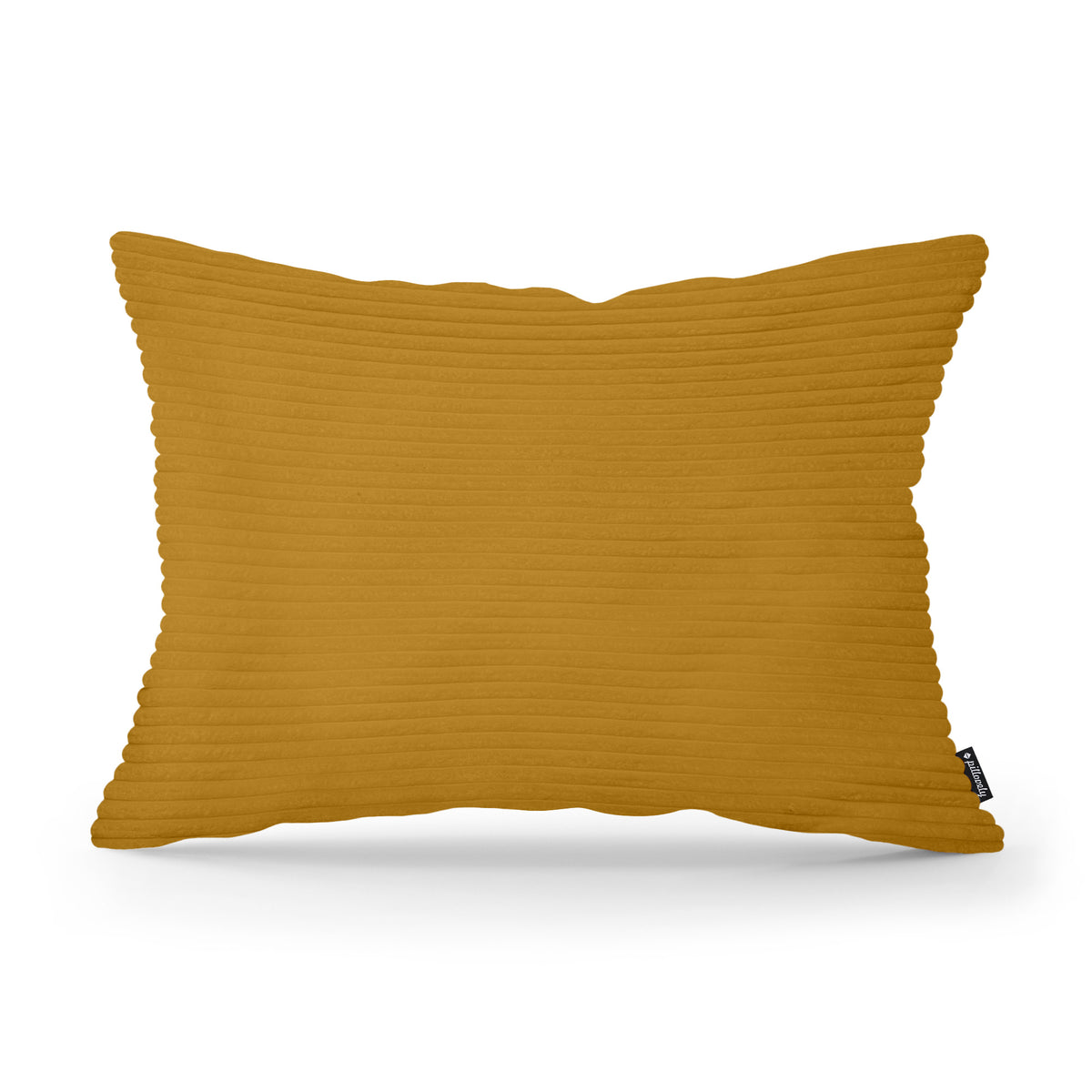 Dekokissen 40x55 cm im Vintage-Stil | Breiter Cord – Goldene Walnuss (POSO 01)