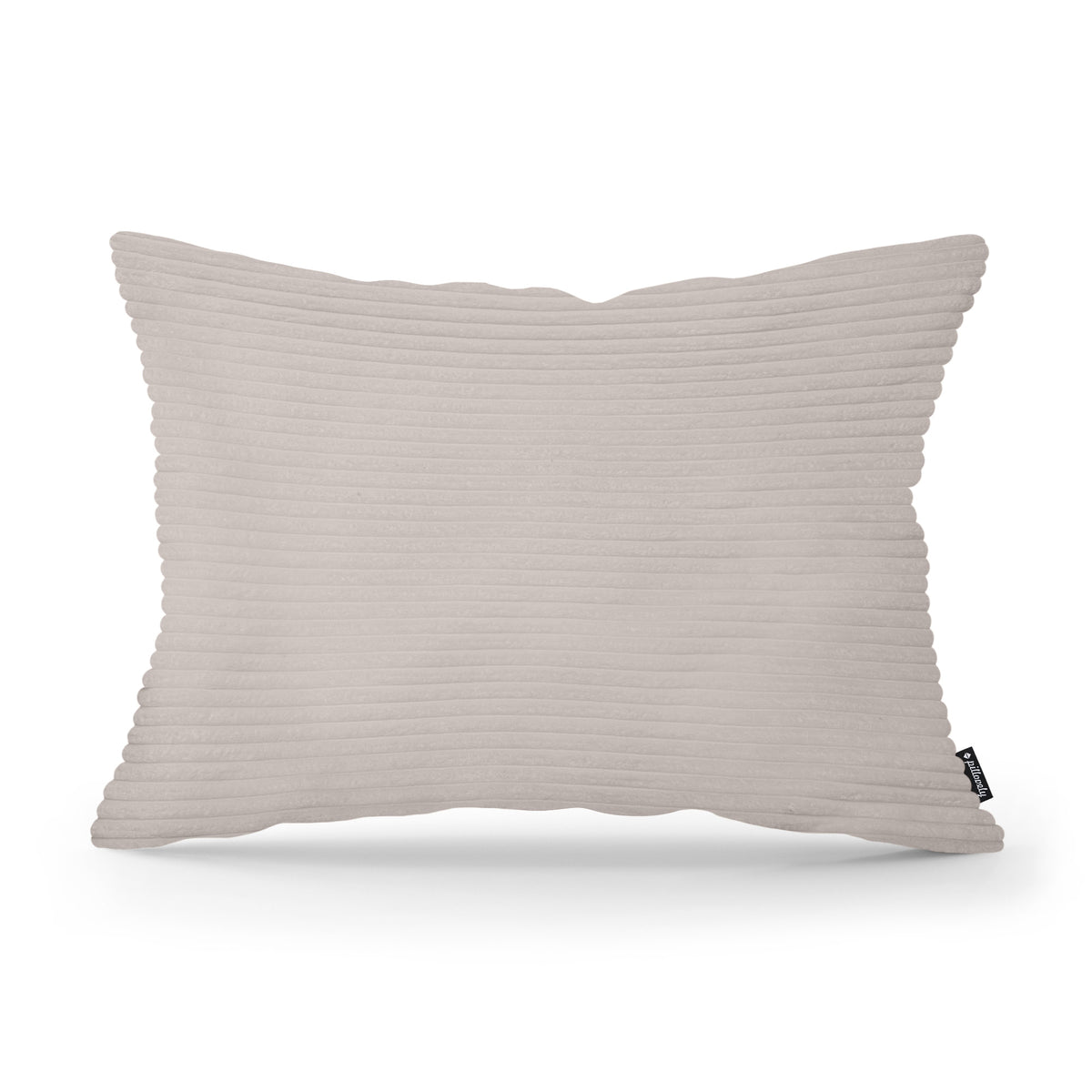 Dekokissen 40x55 cm im Vintage-Stil | Breiter Cord – Sandstein (POSO 02)