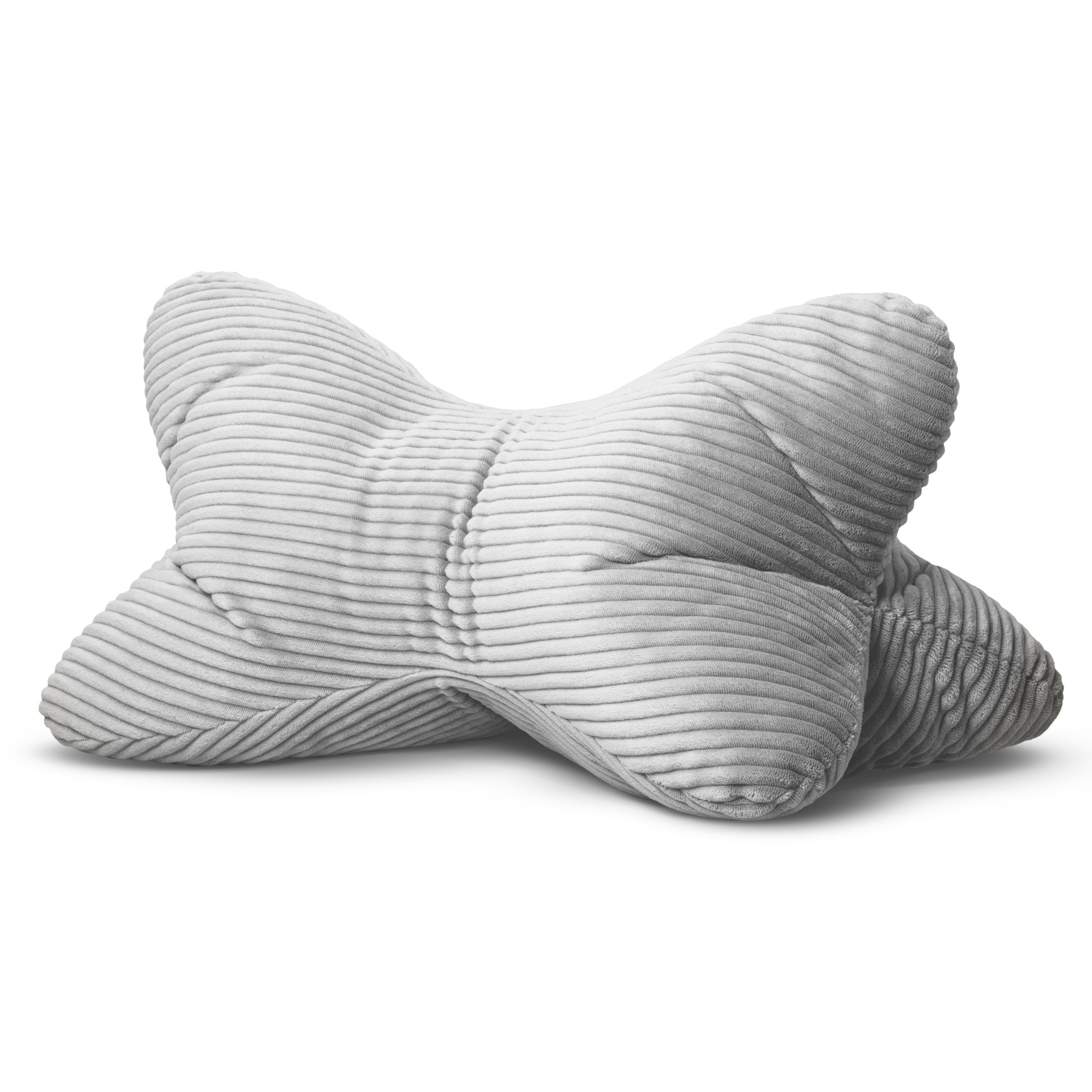 Poduszka Dekoracyjna More Bone Popielata Biel