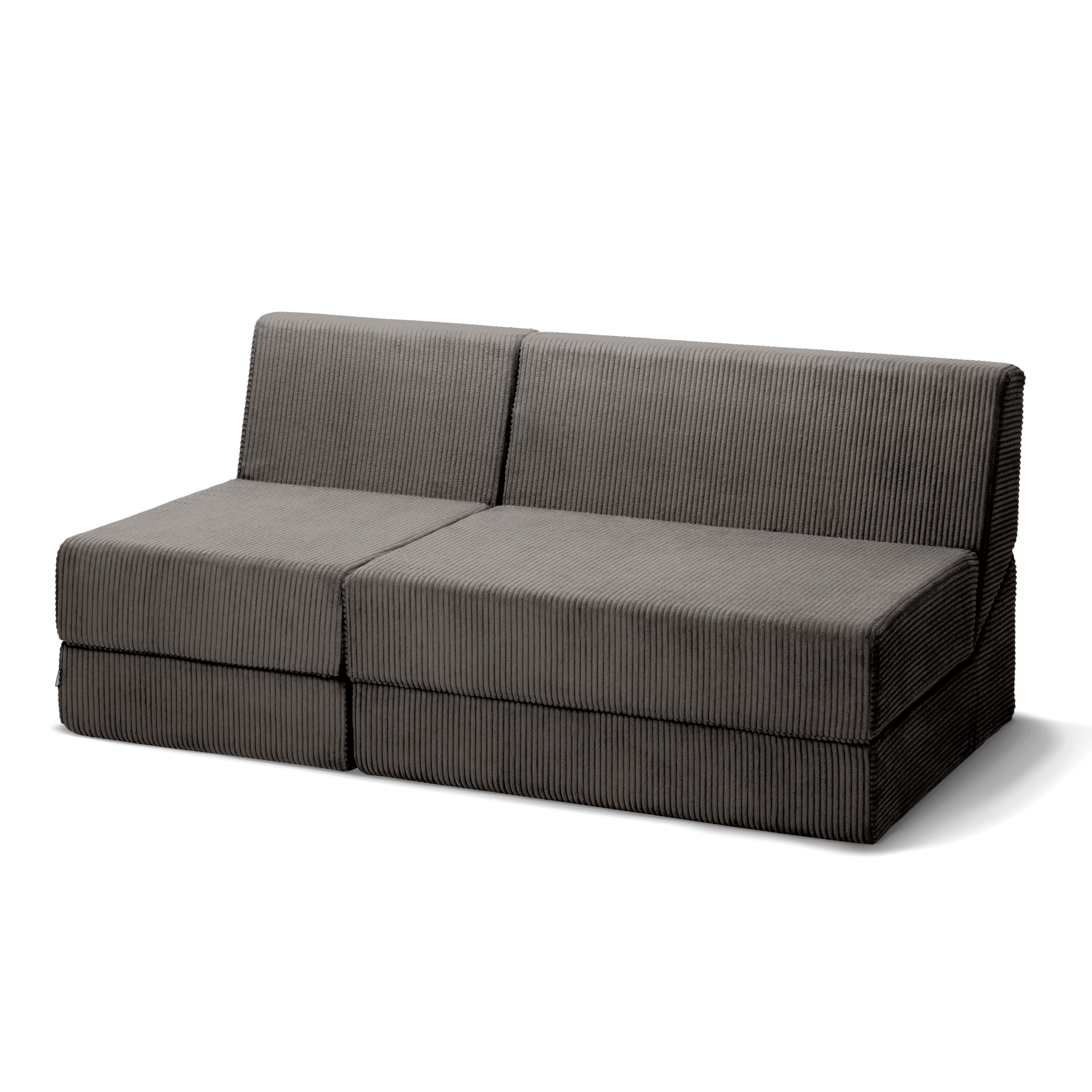 Sofa Dalia Brązowy Grafit Trzyosobowa