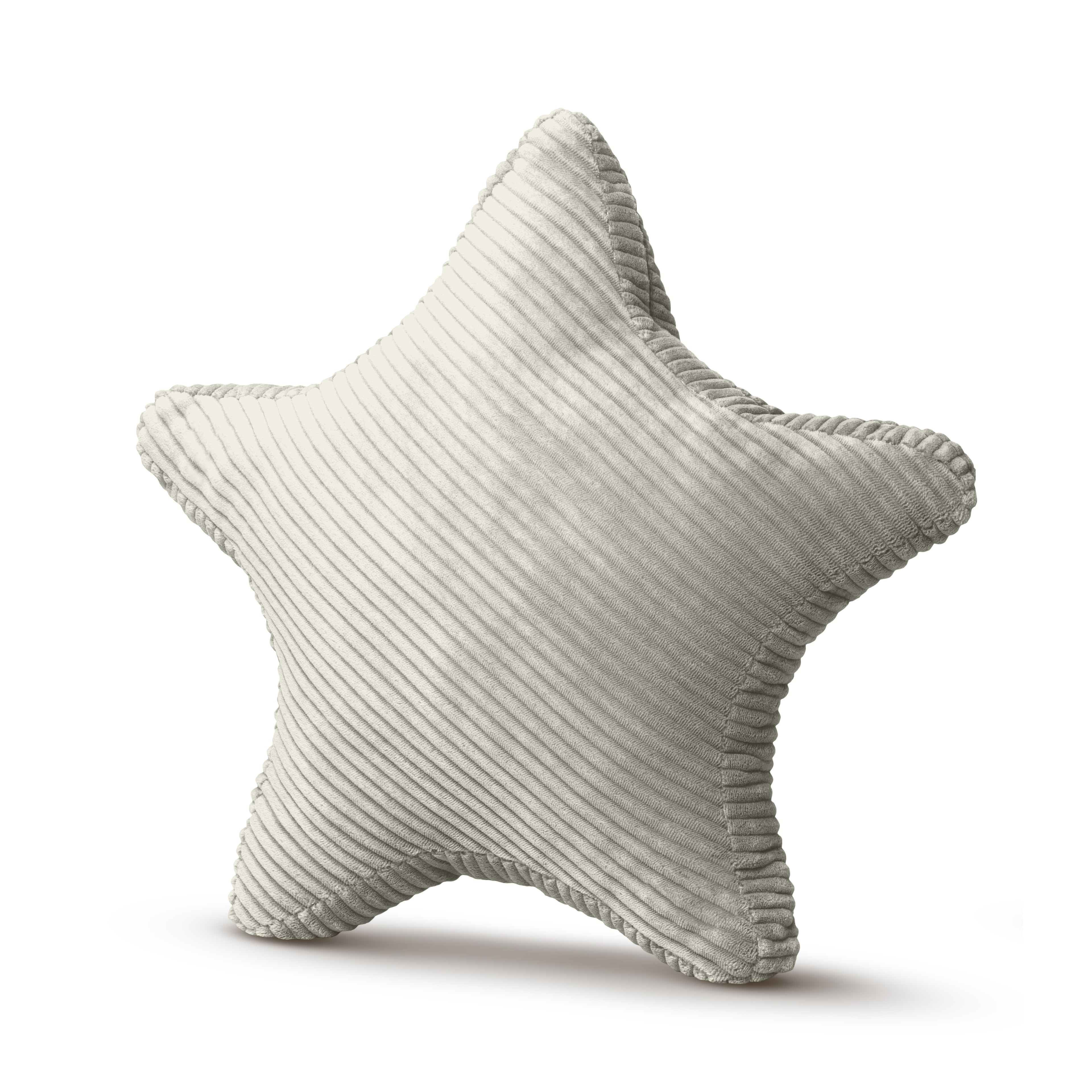 Poduszka Decoracyjna Star Szary Len