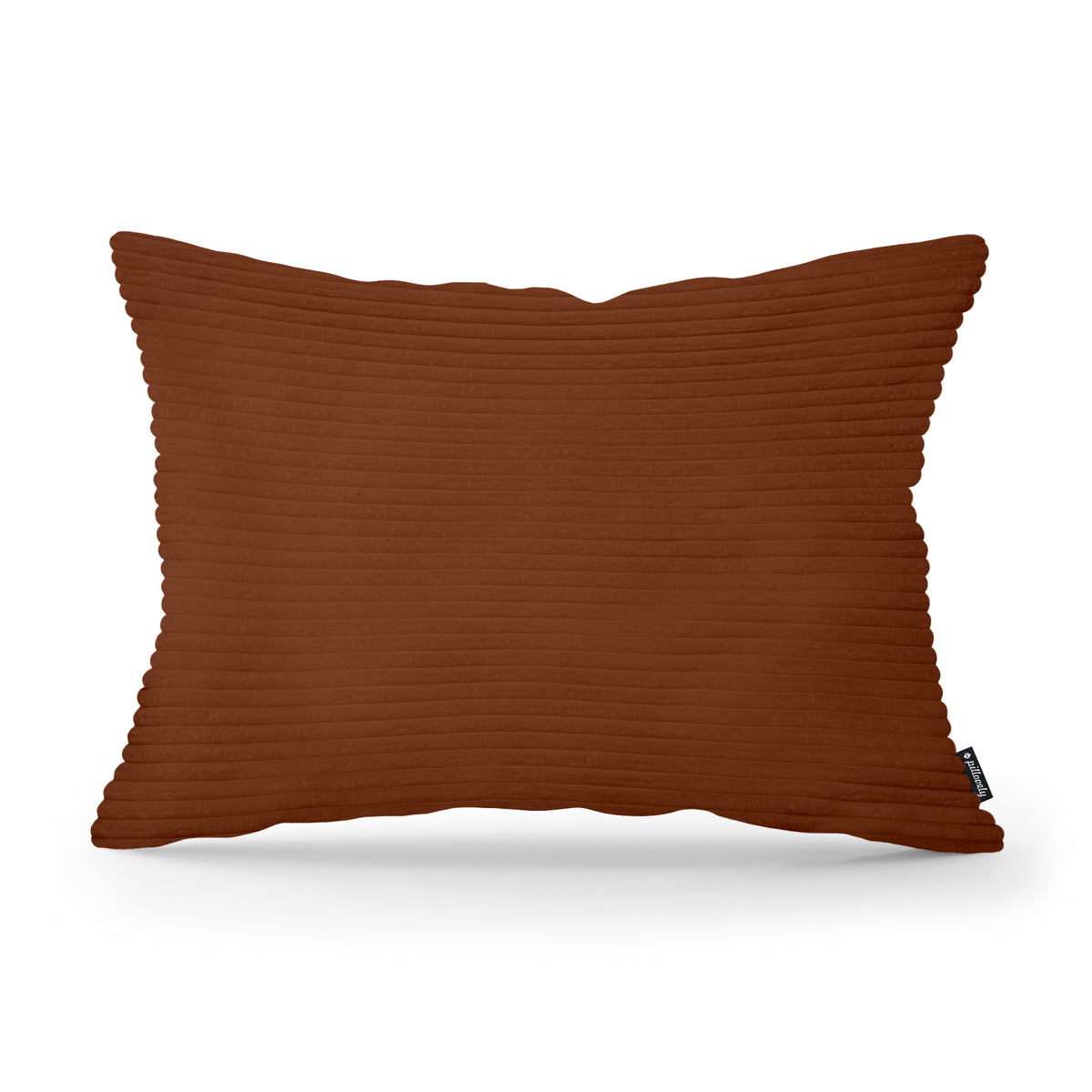 Dekokissen 40x55 cm im Vintage-Stil | Breiter Cord – Espresso (POSO 39)