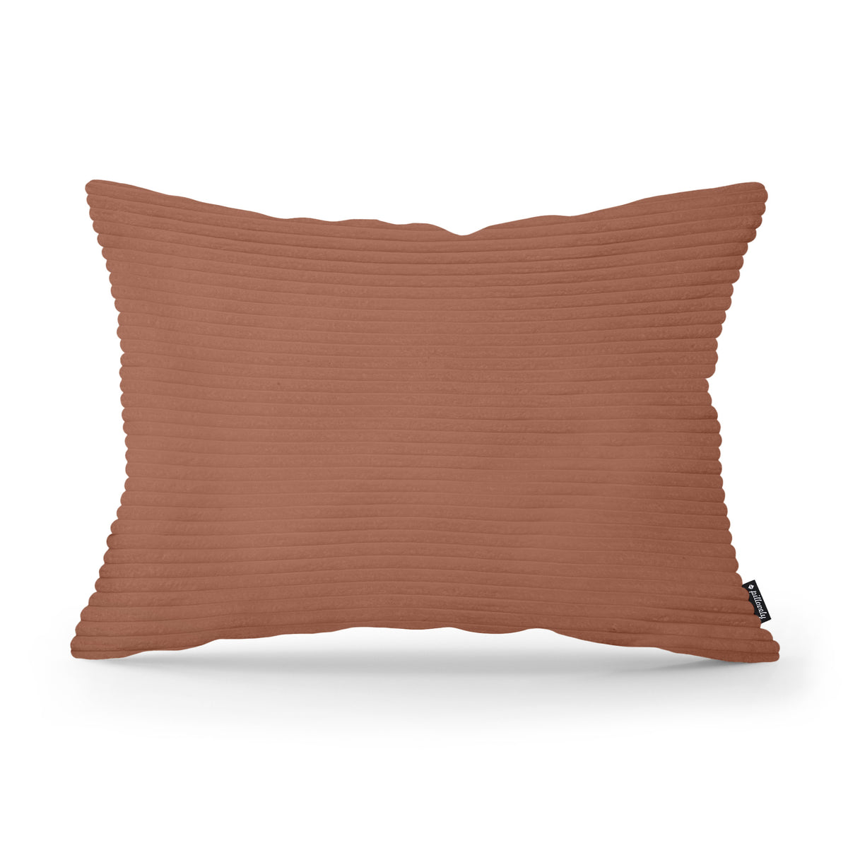 Dekokissen 40x55 cm im Vintage-Stil | Breiter Cord – Zimt (POSO 41)