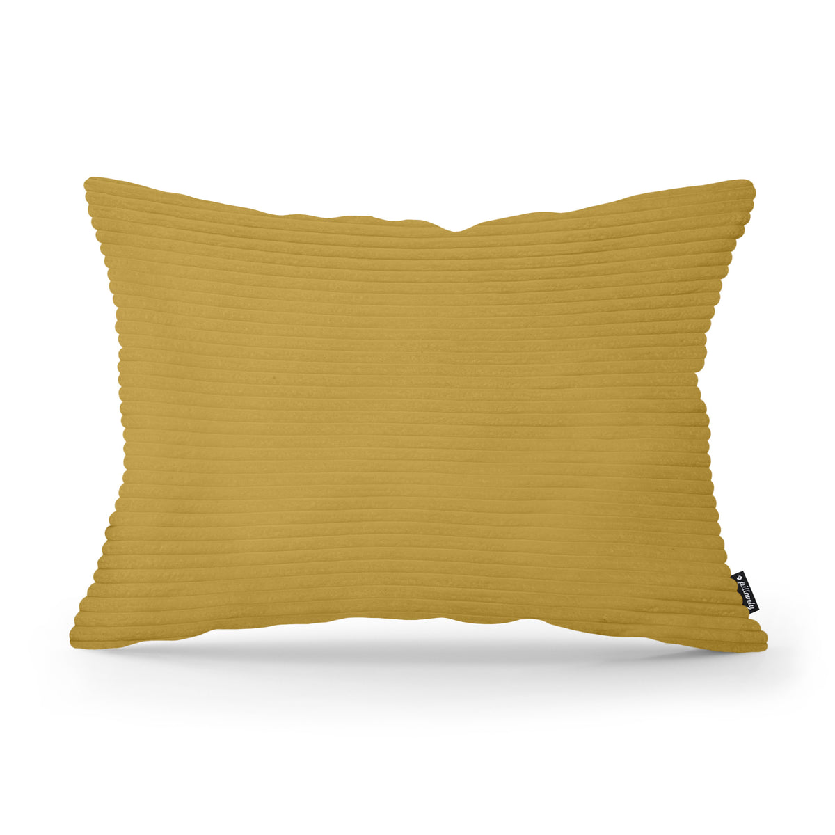 Dekokissen 40x55 cm im Vintage-Stil | Breiter Cord – Honigeiche (POSO 43)