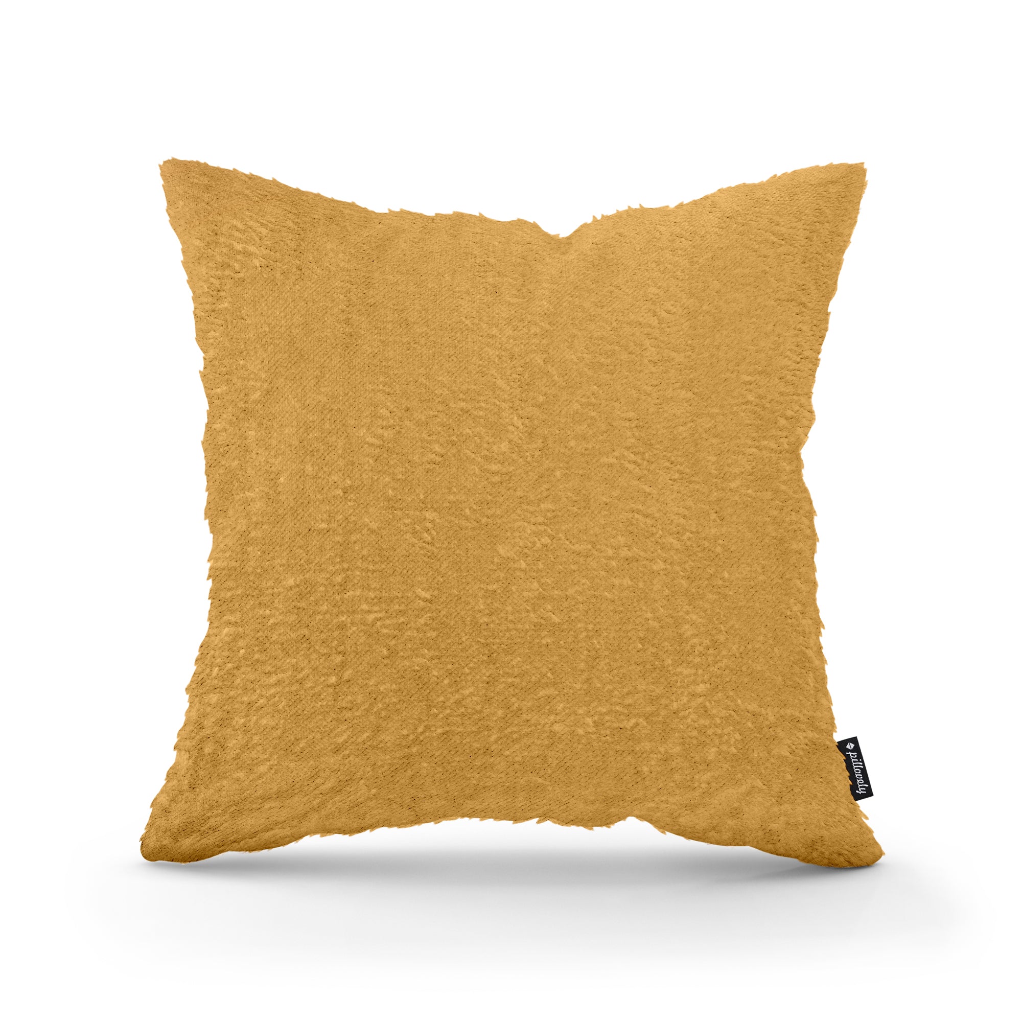 Poduszka dekoracyjna 45×45 cm w stylu glamour | Plusz Złoty Blask (SORRISO 21)