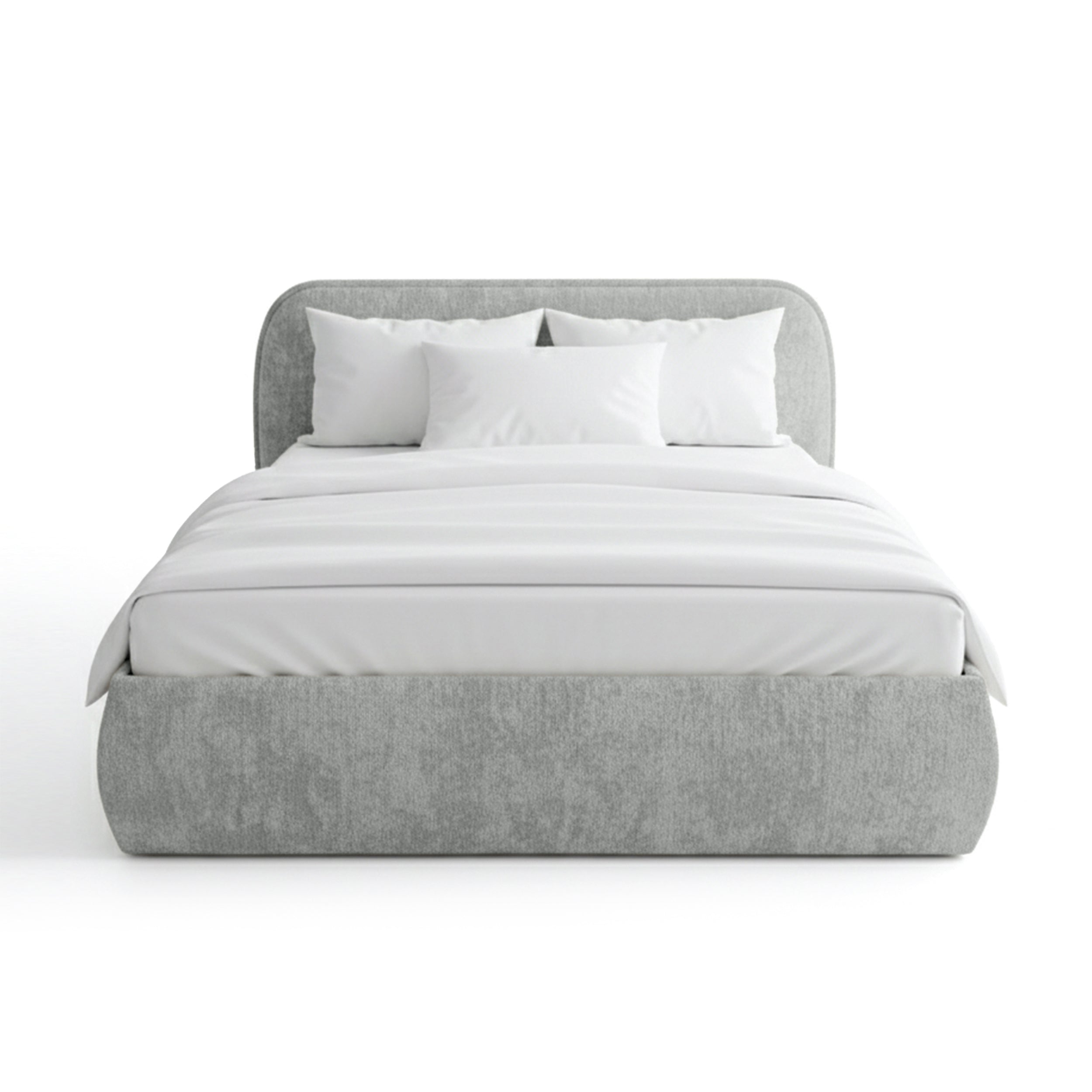 Polsterbett mit Bettkasten im Soft-Modern-Stil | Eterial