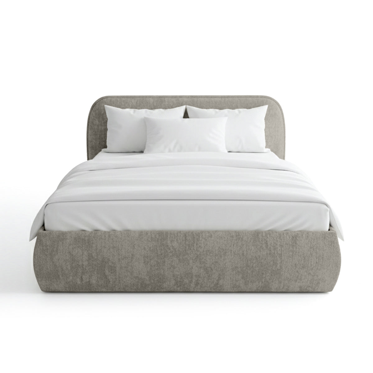 Polsterbett mit Bettkasten im Soft-Modern-Stil | Eterial