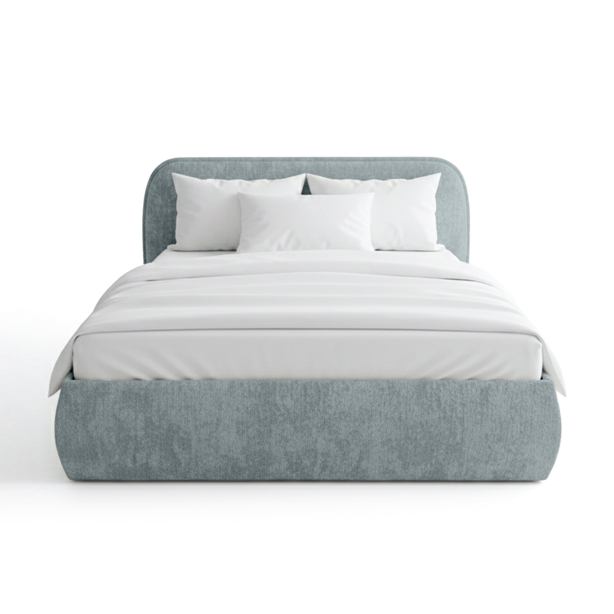 Polsterbett mit Bettkasten im Soft-Modern-Stil | Eterial
