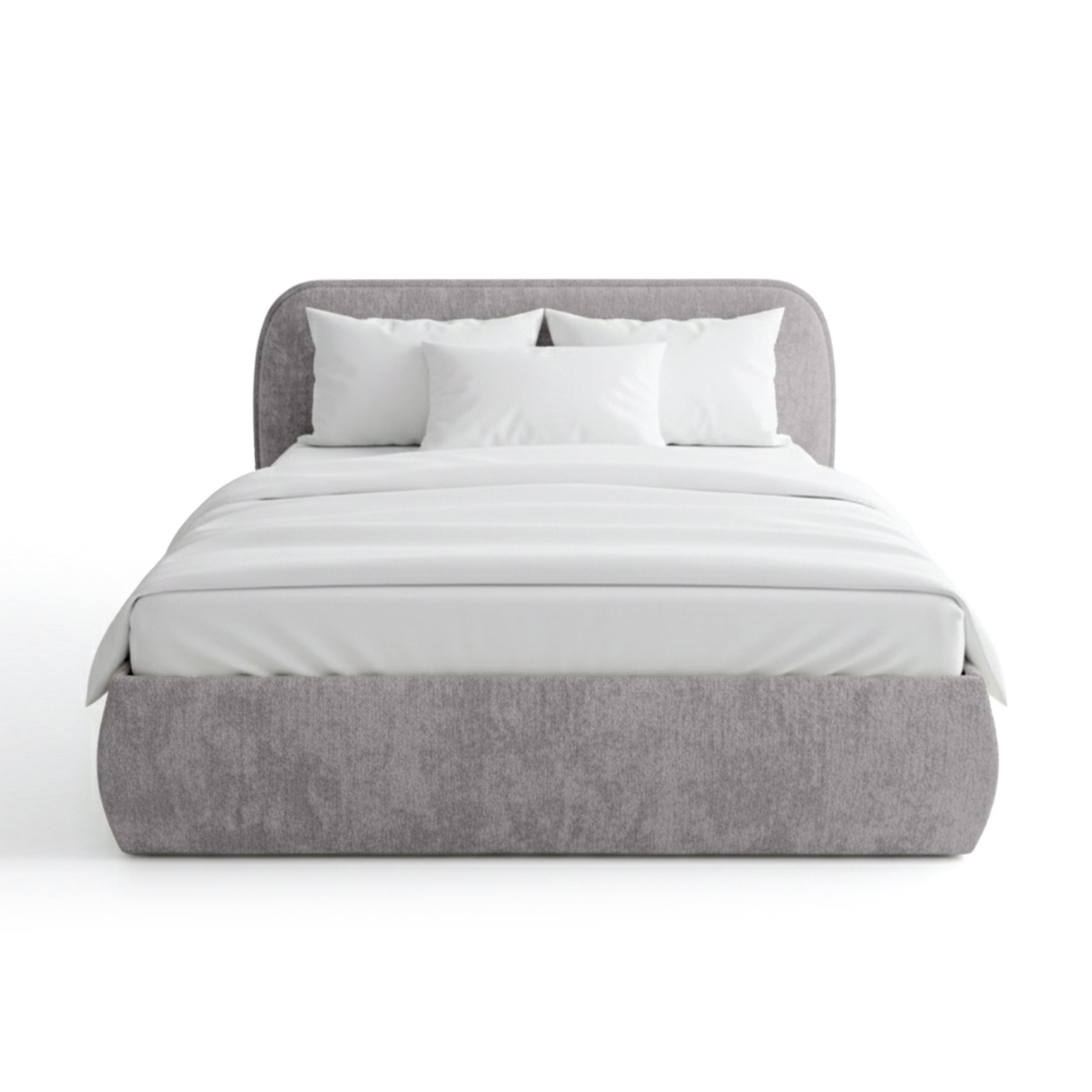 Polsterbett mit Bettkasten im Soft-Modern-Stil | Eterial
