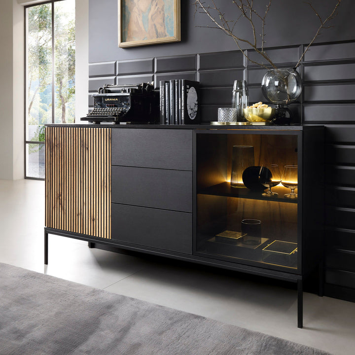 Komoda Lampy z Szufladami 154x83