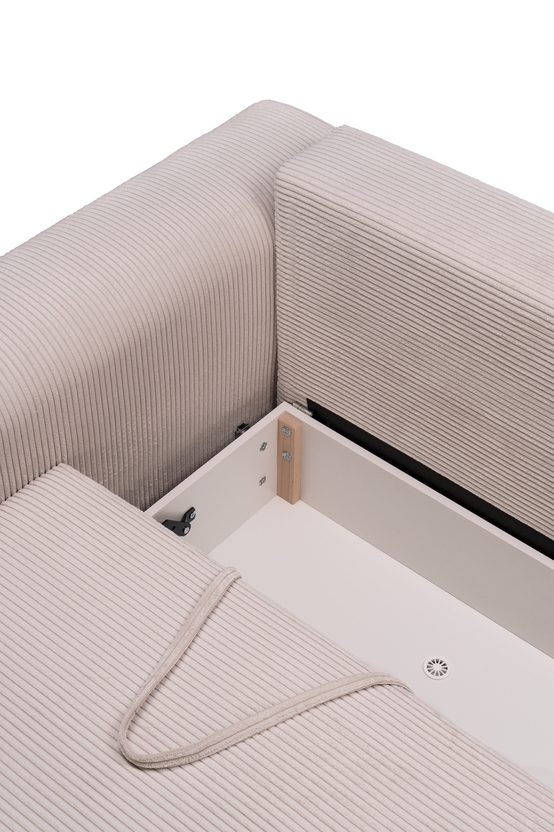 Schlafsofa 145 × 203 mit Bettkasten im modernen Stil | Zoria