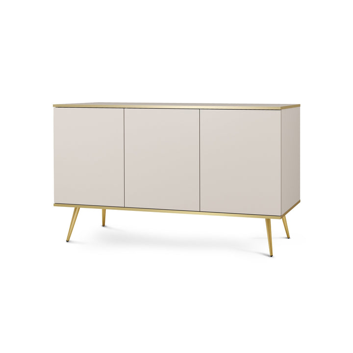 Komoda Meva 160x85 Beżowy Złota