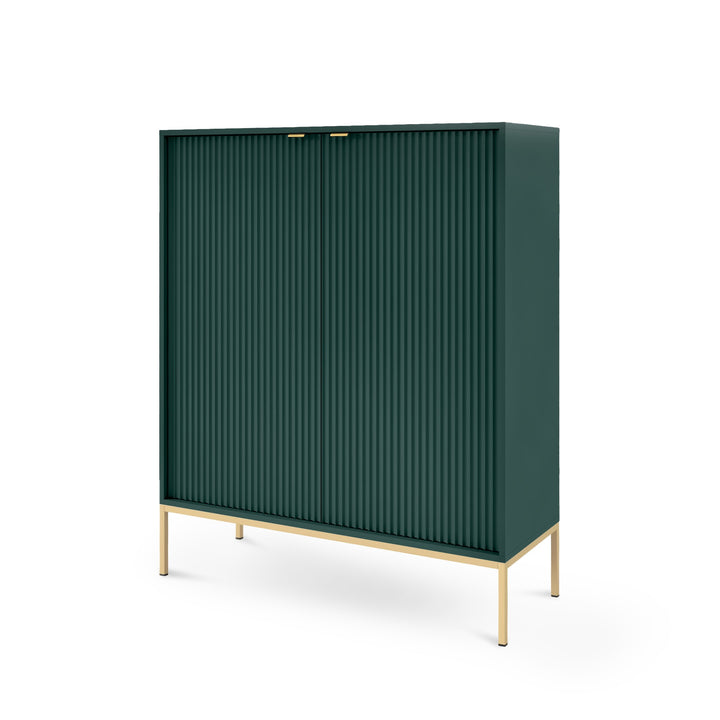 Komoda Roza 104x125 Labrador Green Złota