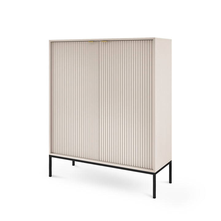 Komoda Roza 104x125 Kaszmir Czarny