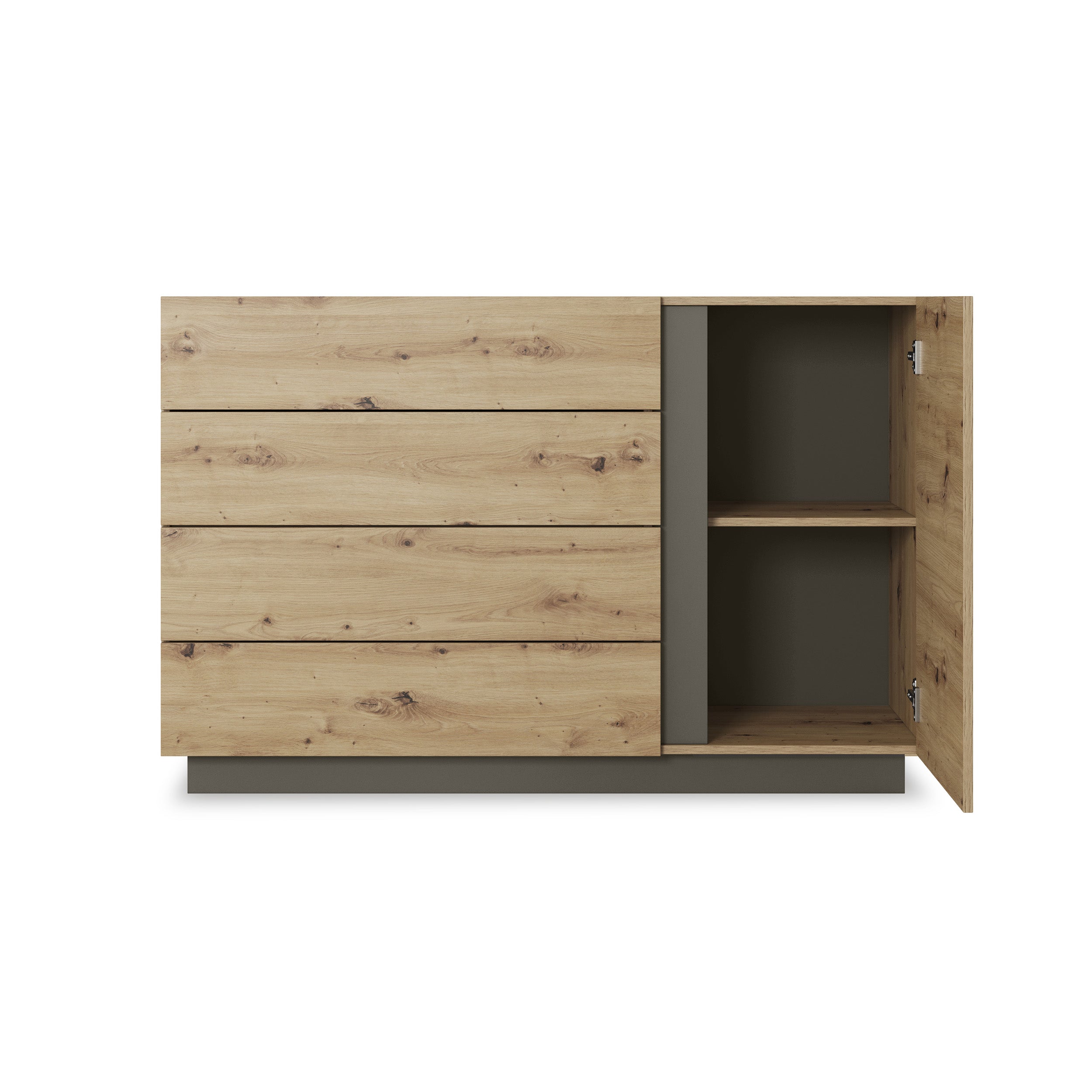 Komoda 138x91 w stylu minimalistycznym | Armelia