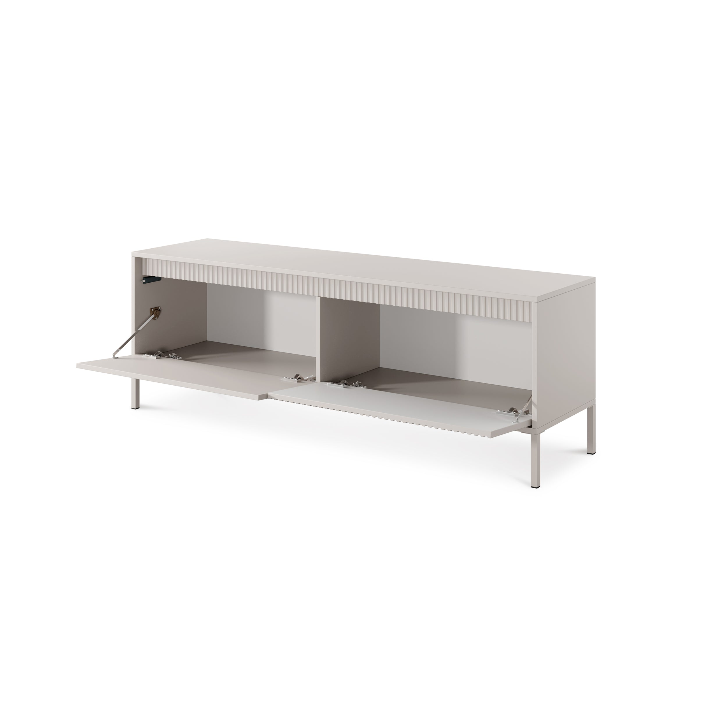 Szafka RTV 154x53 w stylu japandi | Senra