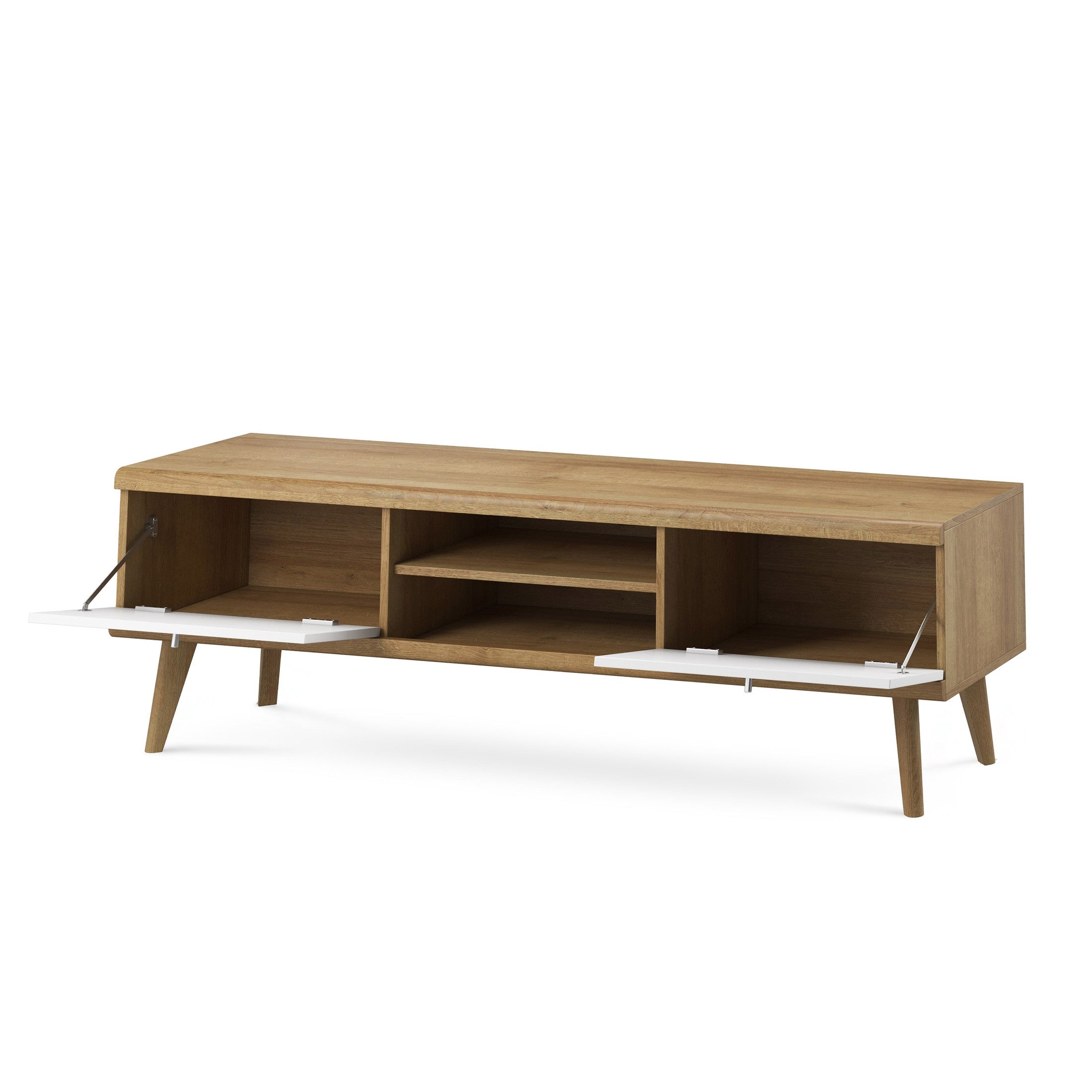 Szafka RTV 160x50 w stylu skandynawskim | Lato