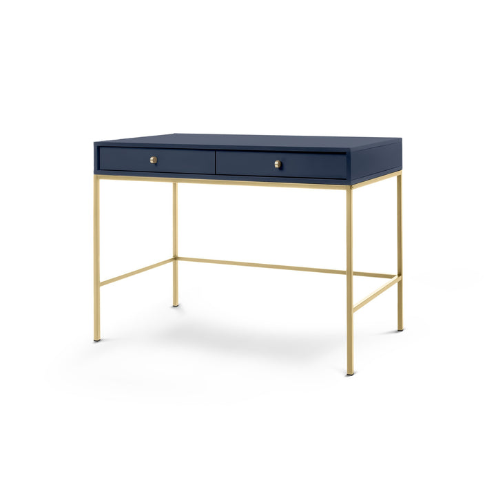 Toaletka Kviat 104x78 Granat Złota