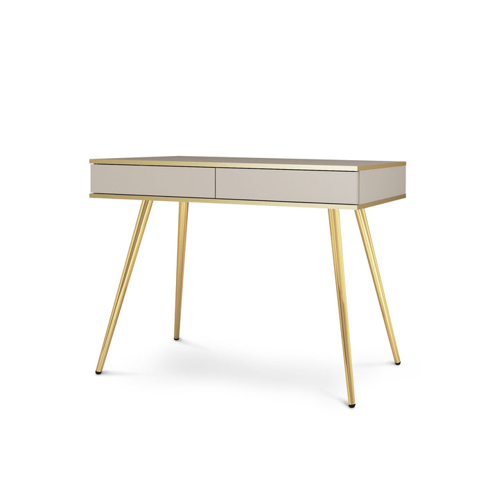 Toaletka Meva 102x80 Beżowy Złota