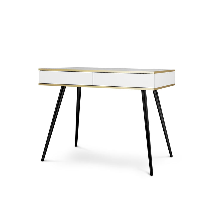 Toaletka Meva 102x80 Biały Czarny