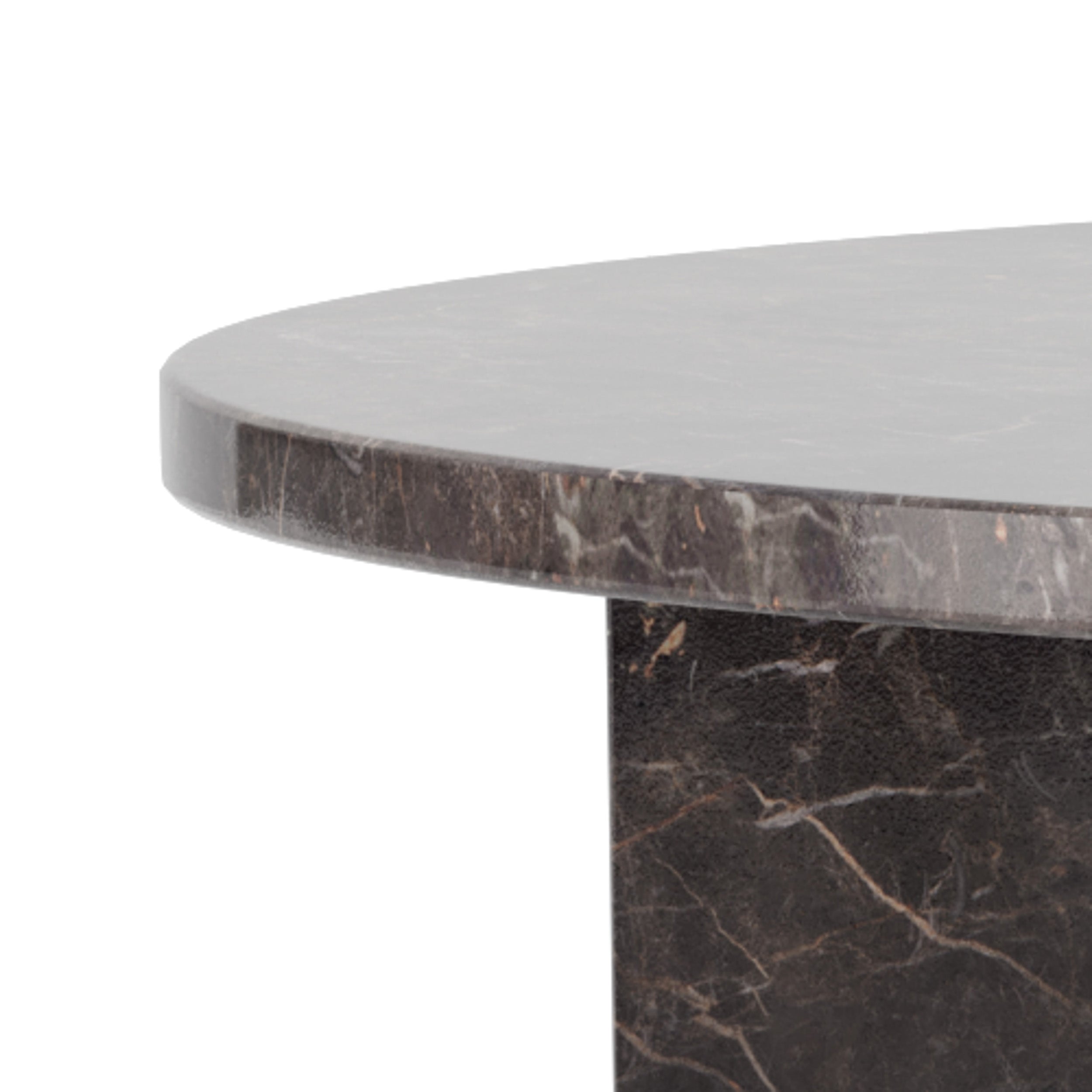 Okrągły stolik kawowy o średnicy 90 cm w stylu eleganckim | Plaris
