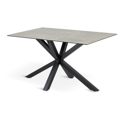 Stół do jadalni 135x80 w stylu nowoczesnym | Oryss Jasny Popiel
