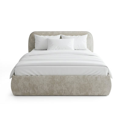 Polsterbett mit Bettkasten im Soft-Modern-Stil | Eterial