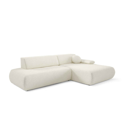Narożnik 4-osobowy z funkcją spania w stylu minimalistycznym | Puentro