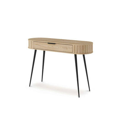 Toaletka z szufladą 120x80 w stylu japandi | Llovia