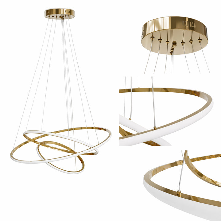 Lampa wisząca LED pętle Movimento