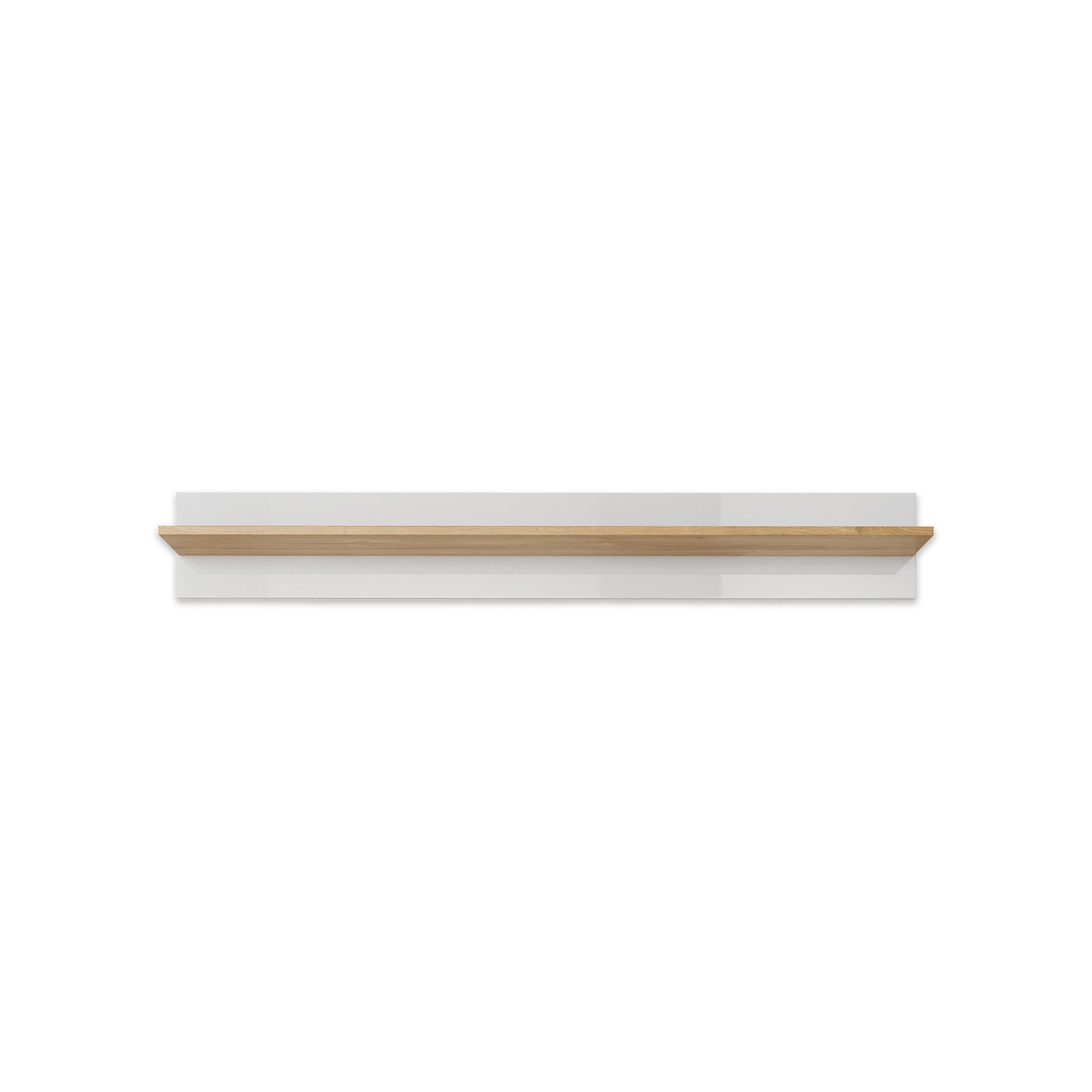 Półka ścienna do salonu i sypialni 138x20 cm w stylu nowoczesnym – wisząca, minimalistyczna | Armelia