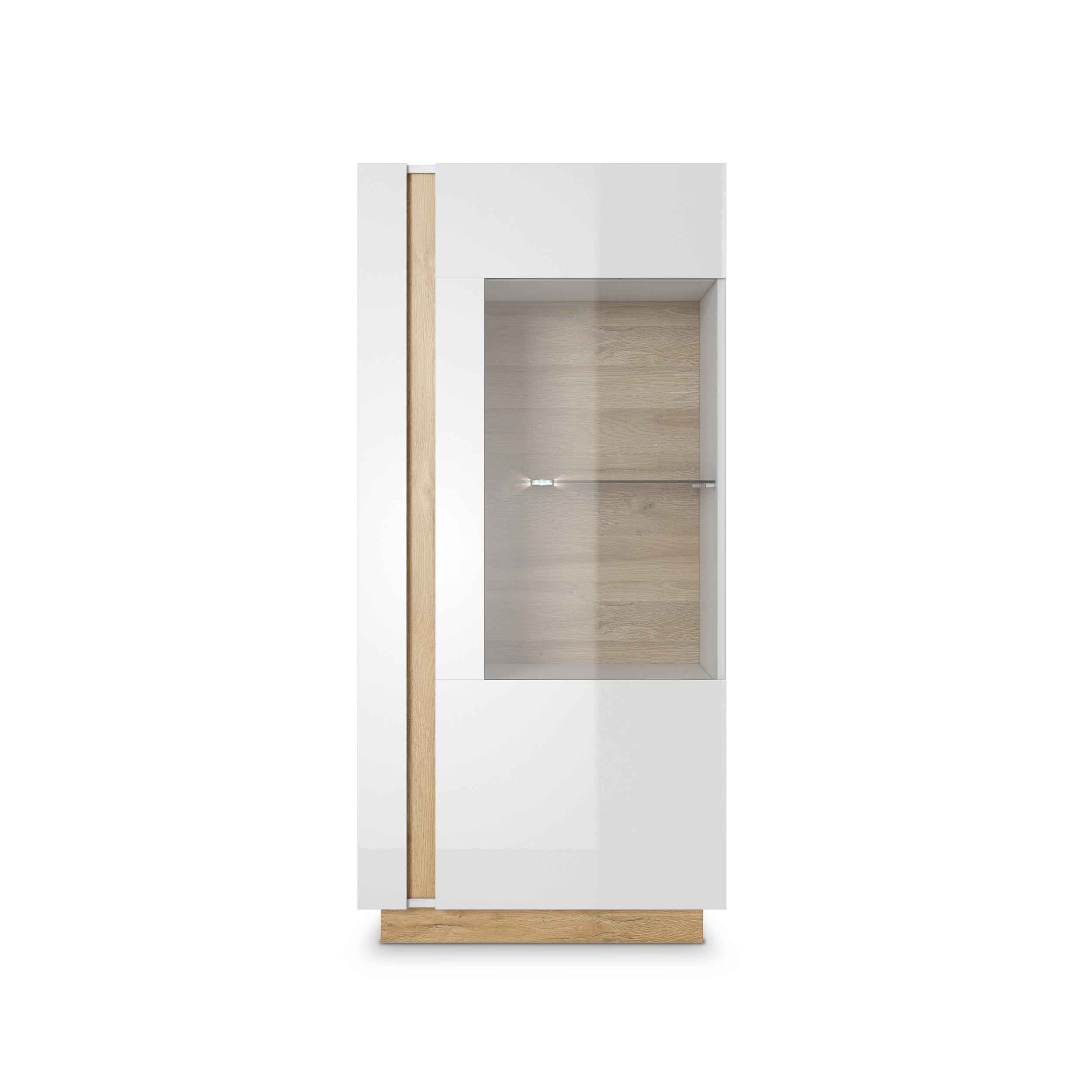 Witryna przeszklona 72x154 cm w stylu nowoczesnym | Armelia