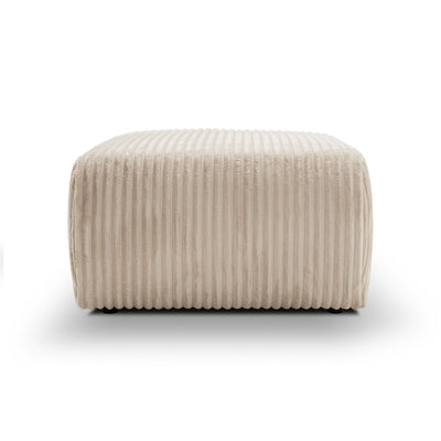 Gepolsterter Pouf 82x41 im Vintage-Stil | ALLORO – Vorderansicht