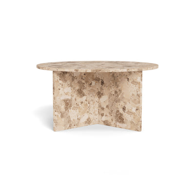 Okrągły stolik kawowy o średnicy 90 cm w stylu eleganckim | Plaris