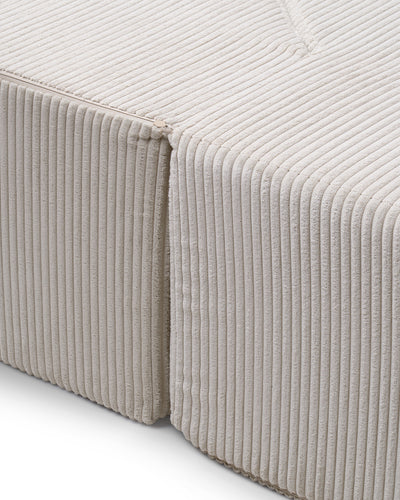 Sofa piankowa modułowa 200 cm z funkcją spania w stylu japandi | Lunaria