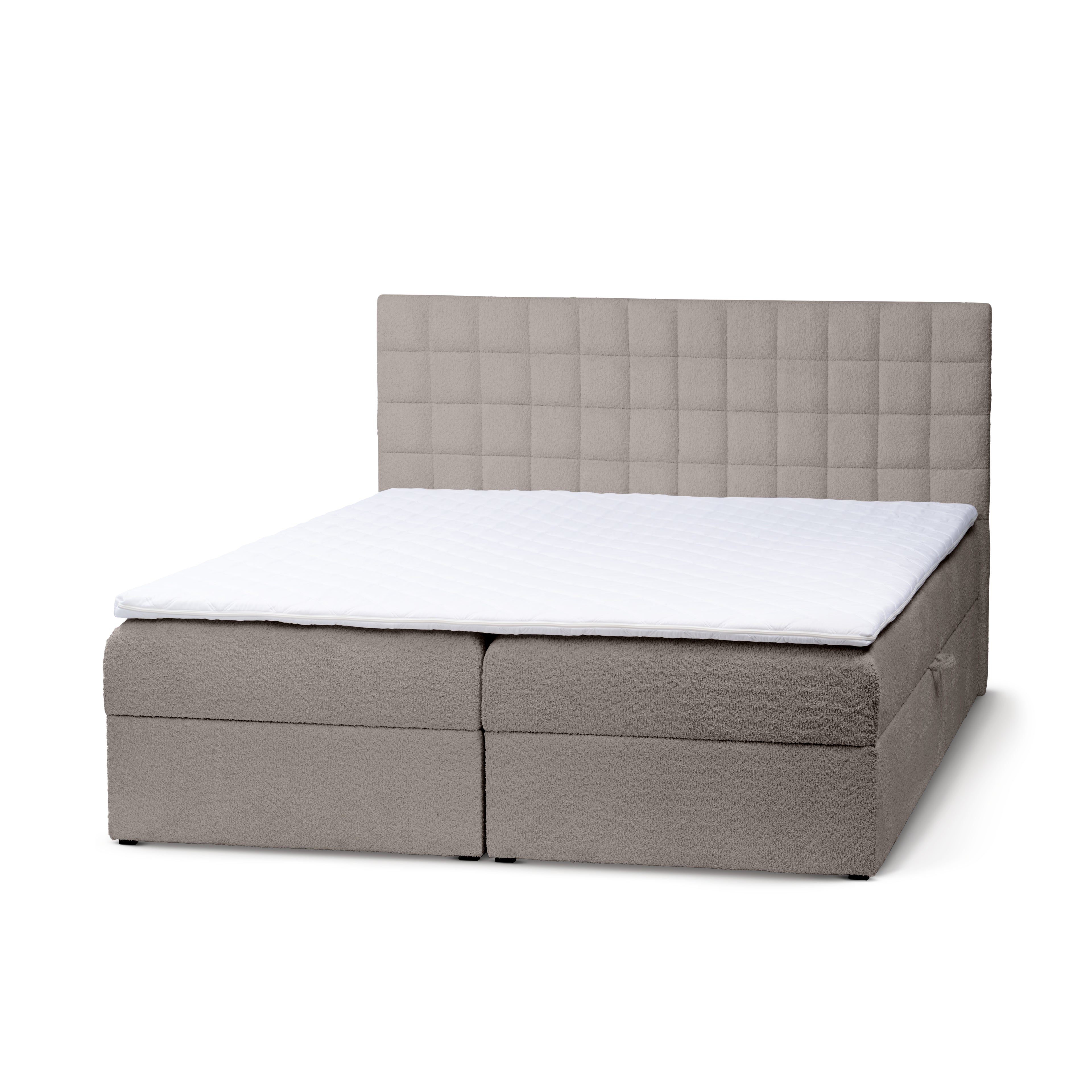 Łóżko Kontynentalne z Pojemnikiem Laky 200 Gorzka Czekolada