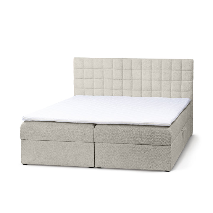 Łóżko Kontynentalne z Pojemnikiem Laky 200 Piaszczysta Duna