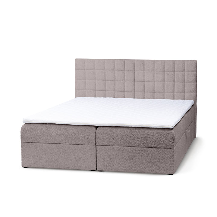 Łóżko Kontynentalne z Pojemnikiem Laky 200 Gliniany Beż