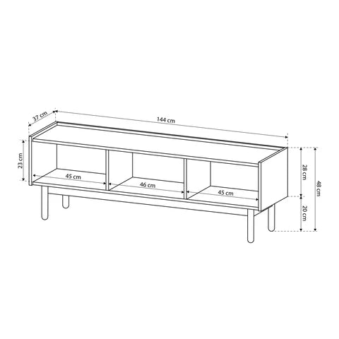 Szafka RTV Anawa 144x48
