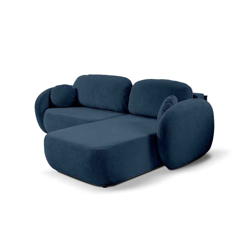 Narożnik z funkcją spania OLEMO Aragon Atramentowy Granit (ARAGON 74)